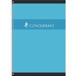 Cahier 21x29,7 (A4) 100 pages petits carreaux à spirale papier 70g Conquérant Sept