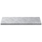 vidaXL Marches d'Escalier Aluminium - Paquet de 15  Antidérapant  60x18 cm