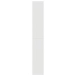 vidaXL Bibliothèque blanche Bois d'ingénierie 100 x 30 x 198 cm Étagère