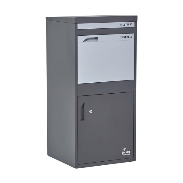 Boîte à colis Extra Large Gris foncé 2 portes Acier galvanisé SMART PARCEL BOX®