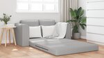 vidaXL Canapé Lit 2-en-1 Gris Nuage 148x71x83 cm Tissu