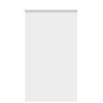 vidaXL Coiffeuse avec miroir blanc 100x45x76 cm