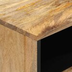 vidaXL Table de chevet 50x33x60 cm bois de manguier massif