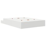 vidaXL Cadre de lit de rangement Blanc 150x200 cm