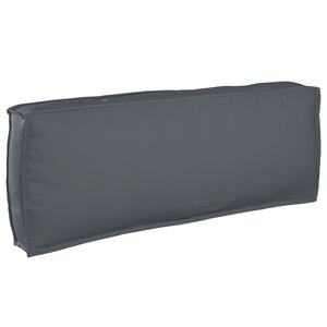 vidaXL Coussin de Palette pour Dossier Anthracite 120x40x12 cm en Tissu Oxford