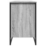 vidaXL Armoire à chaussures sonoma gris 90x38x61 5cm bois d'ingénierie
