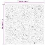 vidaXL Tapis shaggy PAMPLONA poils longs moderne bleu 200x200 cm