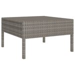 Salon de jardin meuble d'extérieur ensemble de mobilier 10 pièces avec coussins résine tressée gris 02_0015140