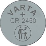 Blister de 1 pile bouton lithium 'Electronics' CR2450 3,0 Volt VARTA