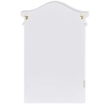 vidaXL Armoire à clés avec cadre photo Blanc