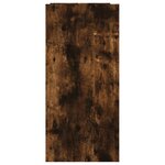 vidaXL Buffet chêne fumé 100x35x75 cm bois d'ingénierie