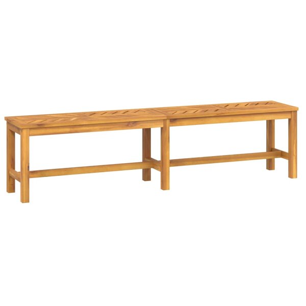 vidaXL Banc de jardin 180 cm bois massif d'acacia