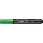 Marqueur pointe moyenne FREE acrylic T300 vert feuille STABILO