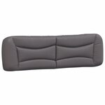 vidaXL Cadre de lit sans matelas gris 180x200 cm similicuir