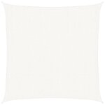 vidaXL Voile de parasol PEHD Carré 3 6 x 3 6 m Blanc