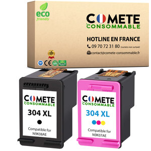 Cartouche 304XL Pack de 2 Compatibles Comete, Entreprise Française