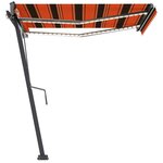vidaXL Auvent automatique sur pied 300x250 cm Orange/marron