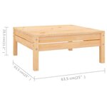 Salon de jardin meuble d'extérieur ensemble de mobilier 8 pièces bois de pin massif 02_0017805