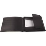 Chemise à élastiques  PP  A4  noir translucide HERMA