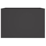 vidaXL Jardinière noir 62x47x46 cm acier laminé à froid
