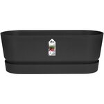 Planteur Ovale - Plastique recyclé - Résistant au gel - Ø 50 - Noir