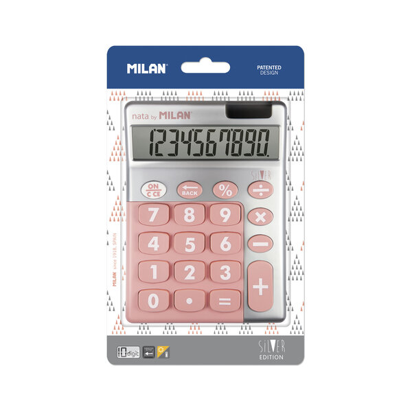 Calculatrice Silver rose 10 chiffres