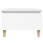 vidaXL Tables d'appoint 2 Pièces Blanc 50x46x35 cm Bois d'ingénierie