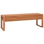 vidaXL Meuble TV 140x40x45 cm Bois de teck
