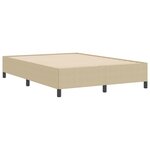 vidaXL Cadre de Lit Vert Clair Gris 160x200 cm Tissu Velours Côtelé