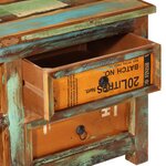 vidaXL Meuble TV Bois de récupération 4 tiroirs
