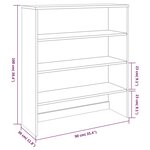 vidaXL Dessus de buffet HAMAR Marron miel 90x30x100 cm Bois de pin