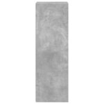 vidaXL Buffet haut gris béton 45x41x124 cm bois d'ingénierie