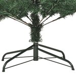 vidaXL Sapin de Noël artificiel avec support 180 cm PVC