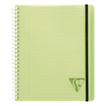 Carnet spirales proactiv'book linicolor 16 x 21 cm - blanc ligné - 180 pages - lot de 5 - clairefontaine