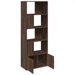 vidaXL Bibliothèque chêne marron 70x36x189 cm bois d'ingénierie