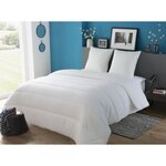 2 oreillers tendance 60 x 60 cm - Garnissage 100  Polyester fibre creuse siliconée - Blanc