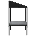 vidaXL Support pour plantes anthracite 56 5x54 5x100cm acier galvanisé