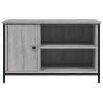 vidaXL Meuble TV Sonoma gris 80x40x50 cm Bois d'ingénierie