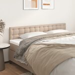 vidaXL Têtes de lit 2 Pièces Cappuccino 80x5x78/88 cm Similicuir