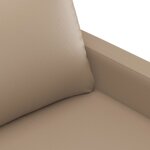 vidaXL Canapé à 3 places Cappuccino 180 cm Similicuir