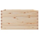 vidaXL Jardinière 90x60x46 cm bois de pin massif