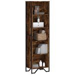 vidaXL Bibliothèque chêne fumé 50x31x169 cm bois d'ingénierie