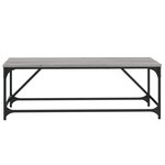 vidaXL Table basse Sonoma gris 100x50x35 cm Bois d'ingénierie