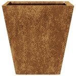 vidaXL Jardinière 30x30x30 cm acier corten