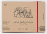 SM-LT Carnet- Dessin - Brun - 24 5x17 6cm - 28  feuilles - 135 gsm