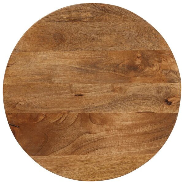 vidaXL Dessus de table Ø 50x3 8 cm rond bois de manguier massif