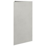 vidaXL Jardinière triangulaire 40x34 5x70 cm acier inoxydable