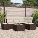 vidaXL Ensemble de 4 pièces de Canapés de Jardin avec Coussins Gris en Rotin