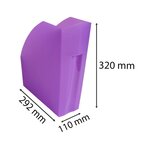 Porte-revues The Magazine Chromaline - Violet - X 3 - Exacompta