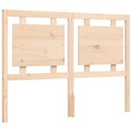 vidaXL Cadre de lit sans matelas 140x190 cm bois de pin massif